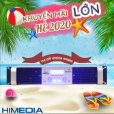 Cục đẩy công suất 2 kênh Himedia HA3800 chính hãng - 380W/ Kênh