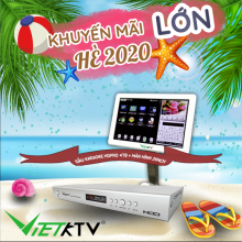 Bộ đầu Việt KTV HD Pro 4T + màn hình cảm ứng 21inch