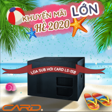 Loa sub hơi CARD LS-15B chính hãng, giúp âm thanh trở nên chuyên nghiệp hơn