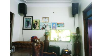 Lắp bộ dàn karaoke gia đình cao cấp cho anh Đông- Sóc Sơn- Hà Nội