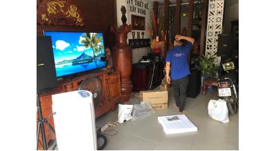 Dàn karaoke chính hãng, uy lực của anh Tuấn- Hóc Môn