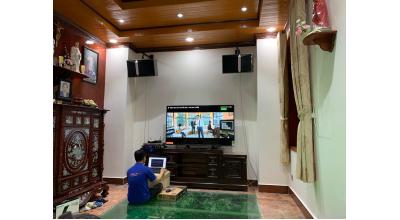 Topsound thi công và lắp đặt dàn karaoke chính hãng cho anh Phúc Quận 8- TP Hồ Chí Minh