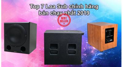 Top 7 Loa Sub chính hãng bán chạy nhất 2019