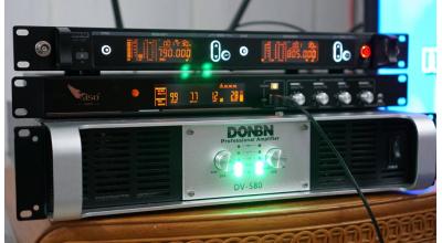 Lắp đặt dàn âm thanh karaoke của anh Tùng Bình Dương