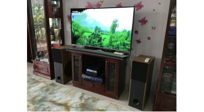 Bộ dàn Karaoke gia đình của anh Chung ở Củ Chi