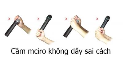 Cách cầm Micro Karaoke đúng cách là như thế nào?