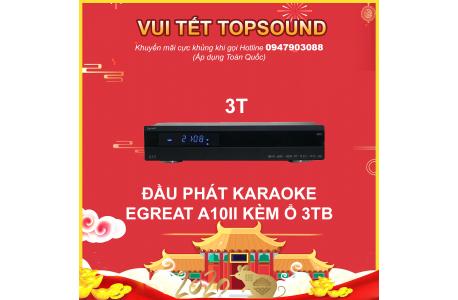 Đầu phát karaoke thông minh Egreat A10II kèm ổ 3Tb