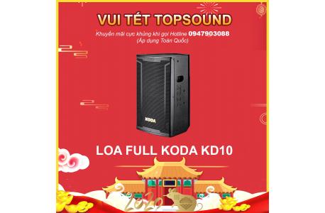 Loa Full KODA KD10 Bass 25, 400W