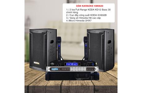 Dàn karaoke gia đình KM0620 chính hãng