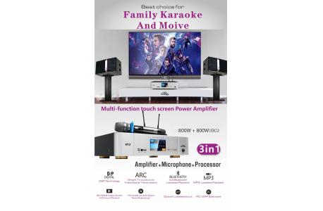 Amply Karaoke xem phim Himedia H12 cao cấp (Bluetooth 4.2)