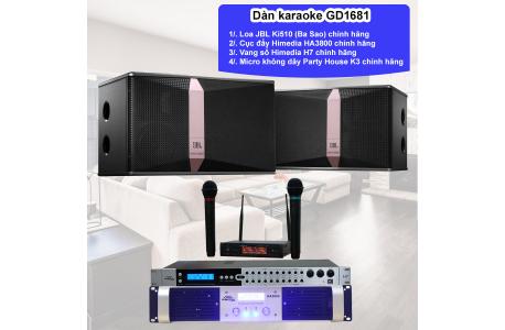 Dàn karaoke gia đình GD1681 chính hãng
