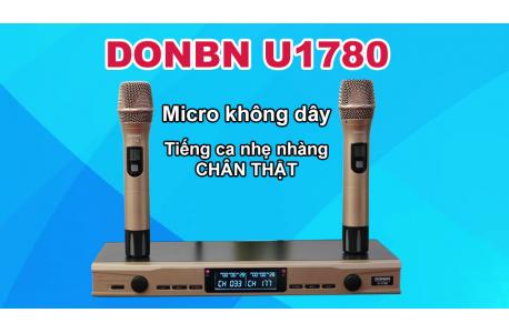 Micro không dây cao cấp DonBN U1780 chính hãng