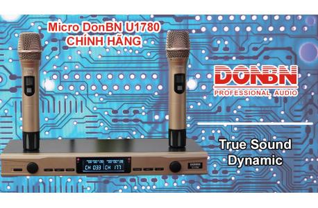 Micro không dây cao cấp DonBN U1780 chính hãng
