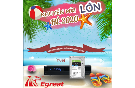 Đầu phát karaoke thông minh Egreat A10 II kèm ổ 4Tb