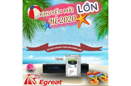 Đầu phát karaoke thông minh Egreat A10II kèm ổ 3Tb