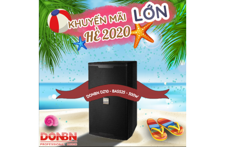 Loa Full DONBN DZ10 Chính Hãng, Bass 25, Peak 1200W