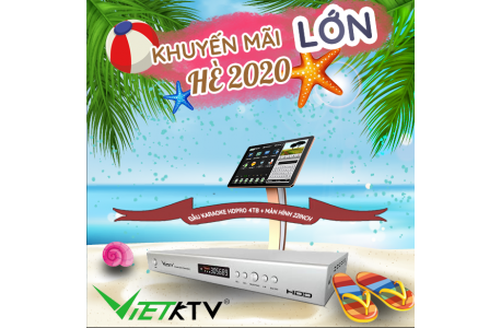 Đầu Karaoke Việt KTV HDPro 4TB + Màn hình cảm ứng 22inch