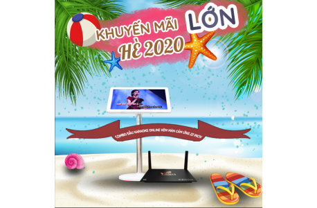 Combo đầu karaoke online kèm màn cảm ứng 22 inch