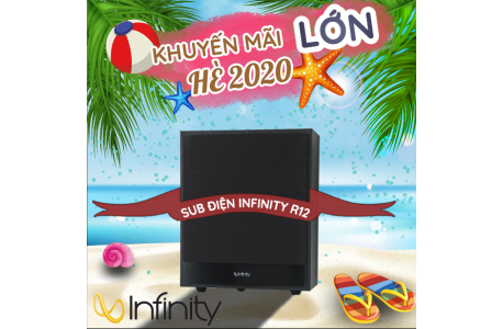 Sub điện Infinity R12- nhập khẩu, bảo hành chính hãng. Thương hiệu Mỹ