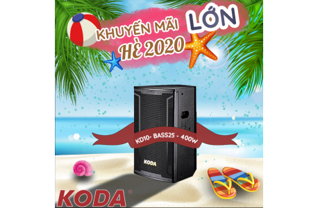 Loa Full KODA KD10 Bass 25, 400W