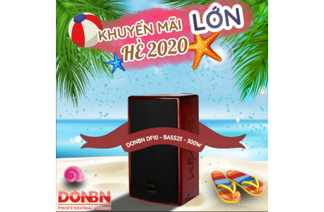 Loa Full DONBN DF10 - Bass 25cm, CS 300W Tép Kèn