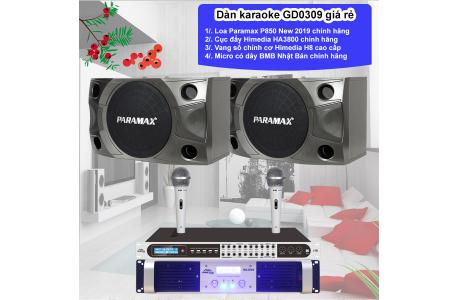 Dàn karaoke gia đình GD0309 chính hãng giá rẻ