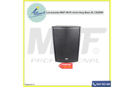 Loa Karaoke MUF HK10 chính hãng. BASS 25cm, công suất 200W