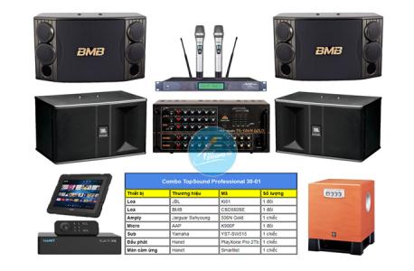 Bộ dàn Karaoke kinh doanh cao cấp TOPSOUND Professional 30-01