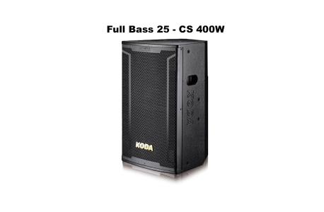 Loa Full KODA KD10 Bass 25, 400W