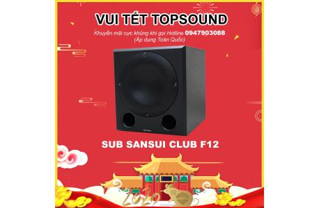 Loa Sub Sansui F12: Sub Điện Bass 30, CS 500W Cực VIP