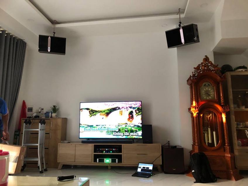 Dàn karaoke giao và lắp đặt tại nhà anh Tùng - Bình Dương