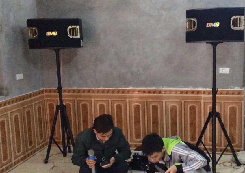 Lắp đặt bộ Karaoke gia đình VIP cho anh Hiệp ở Bắc Ninh