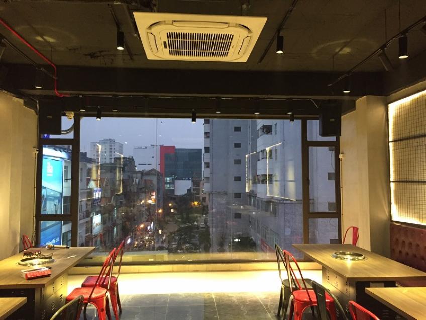 Bộ âm thanh cho nhà hàng của anh Dũng ở Hà Đông