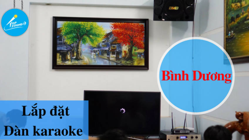 Dàn Karaoke gia đình của cho thầy giáo Vũ Văn Biên ở Bình Dương