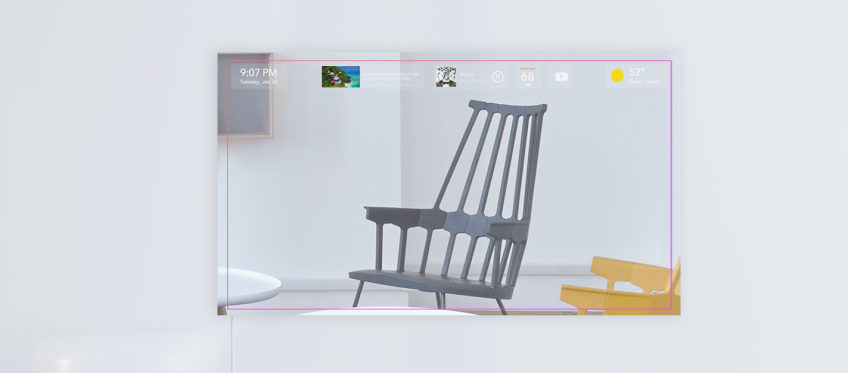 Chiếc gương biến nhà thường thành nhà thông minh này còn rẻ hơn chiếc iPhone bạn đang dùng