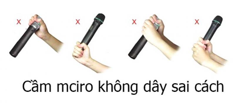 Cách cầm Micro Karaoke đúng cách là như thế nào?