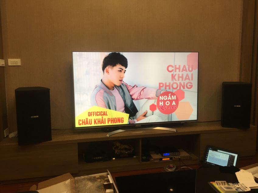 Bộ dàn karaoke gia đình cao cấp cho anh Trung ở Hào Nam, Đống Đa