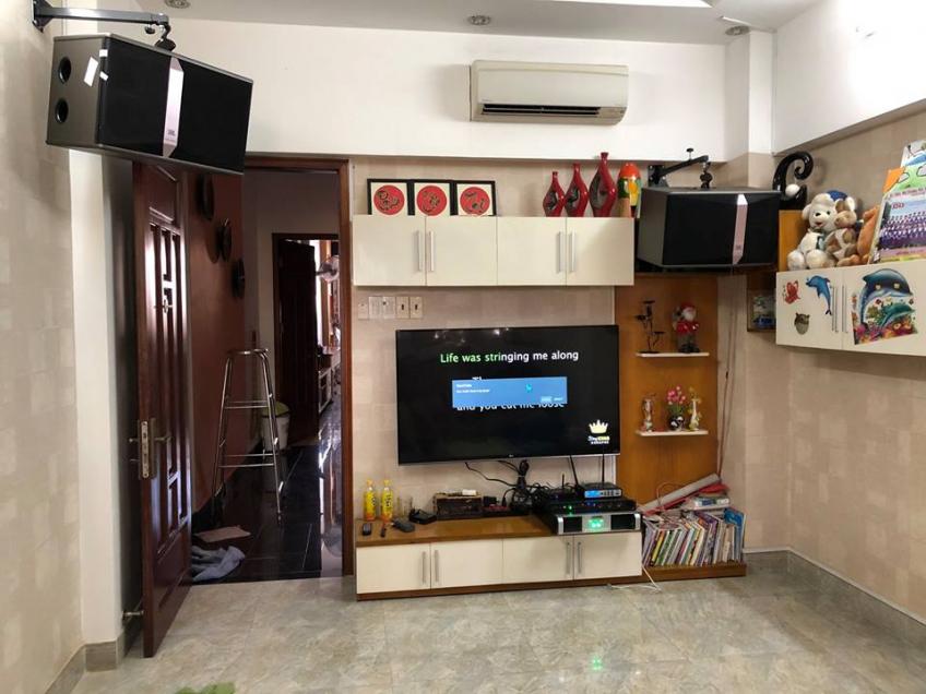 Lắp đặt dàn karaoke gia đình chính hãng cho chị Mai Quận 11 HCM