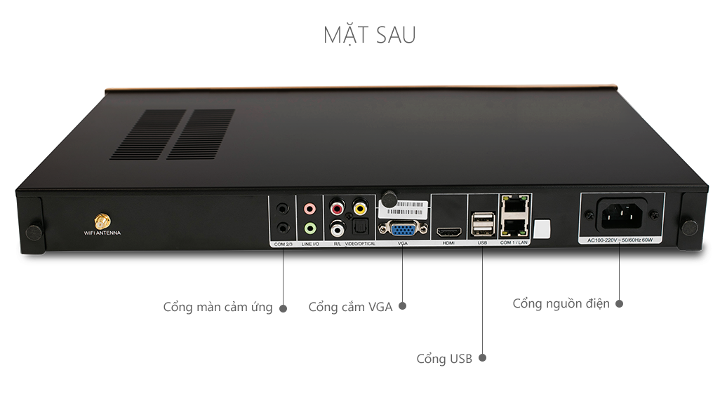 Mặt sau đầu kara M10