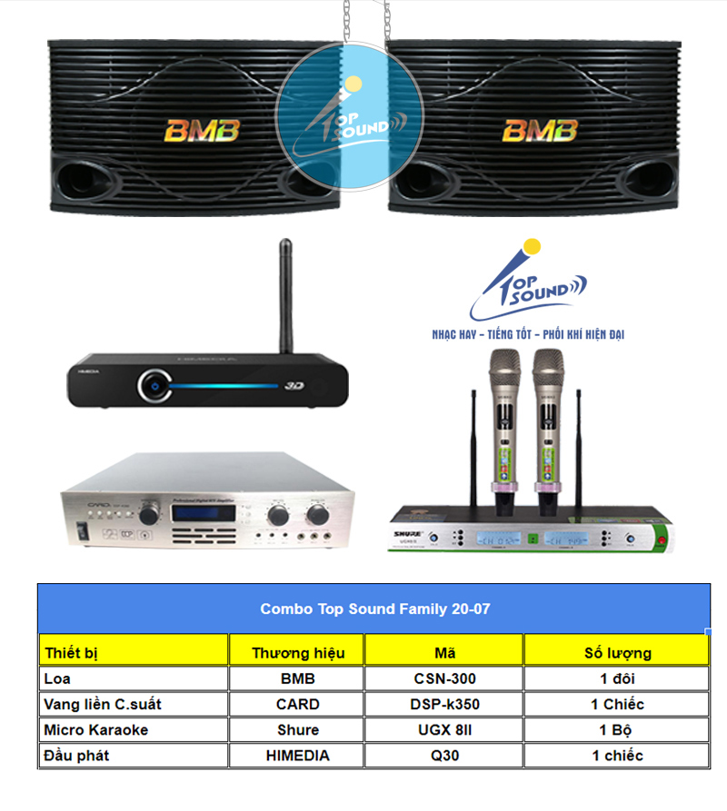 Dàn karaoke gia đình tặng Q30 trị giá 2 triệu đồng